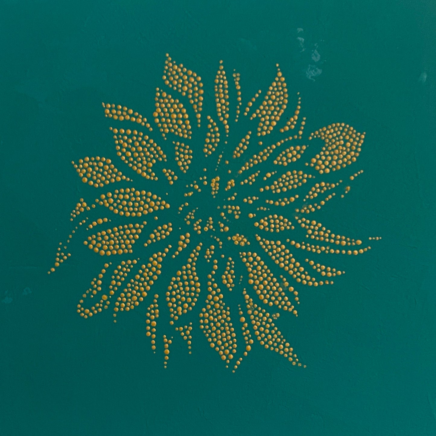 "Teal Dahlia" by Kundan Baidwan