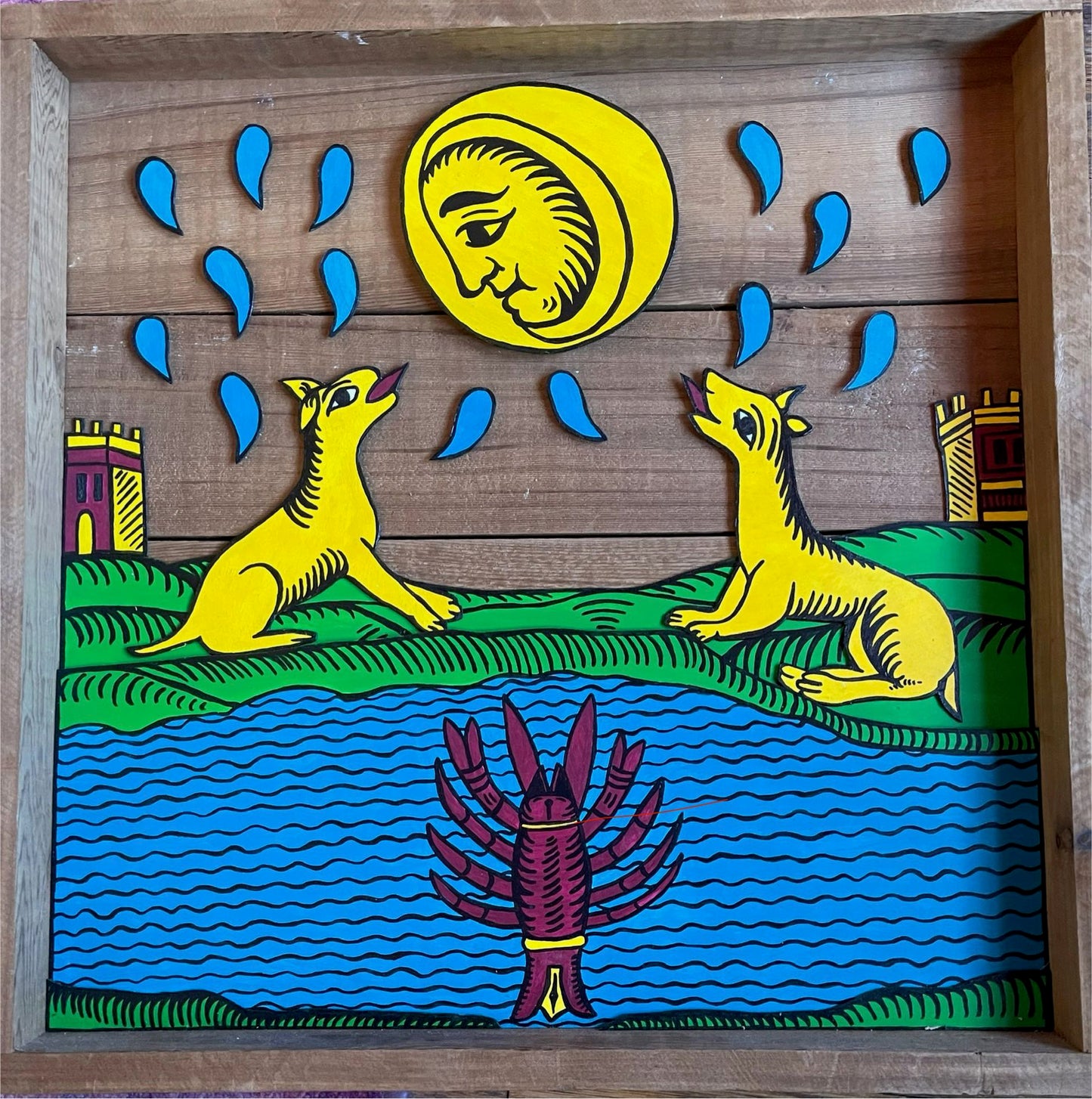 "XVIII The Moon" by Anita Beshirs