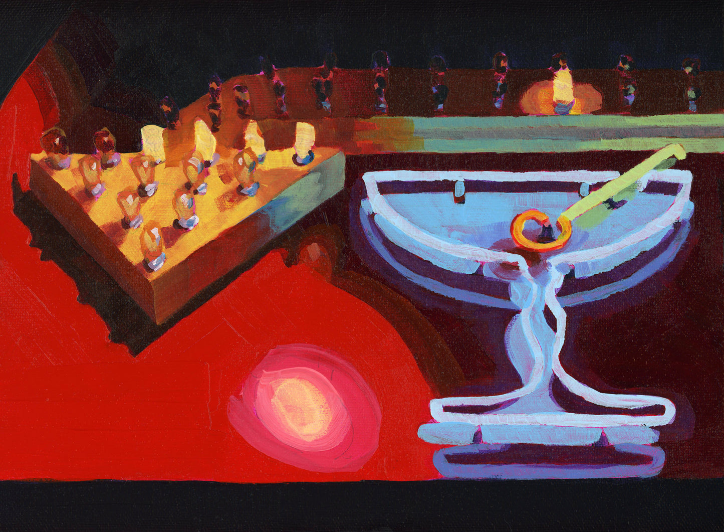 "Doc's Clock Neon" by Nathaniel Bice