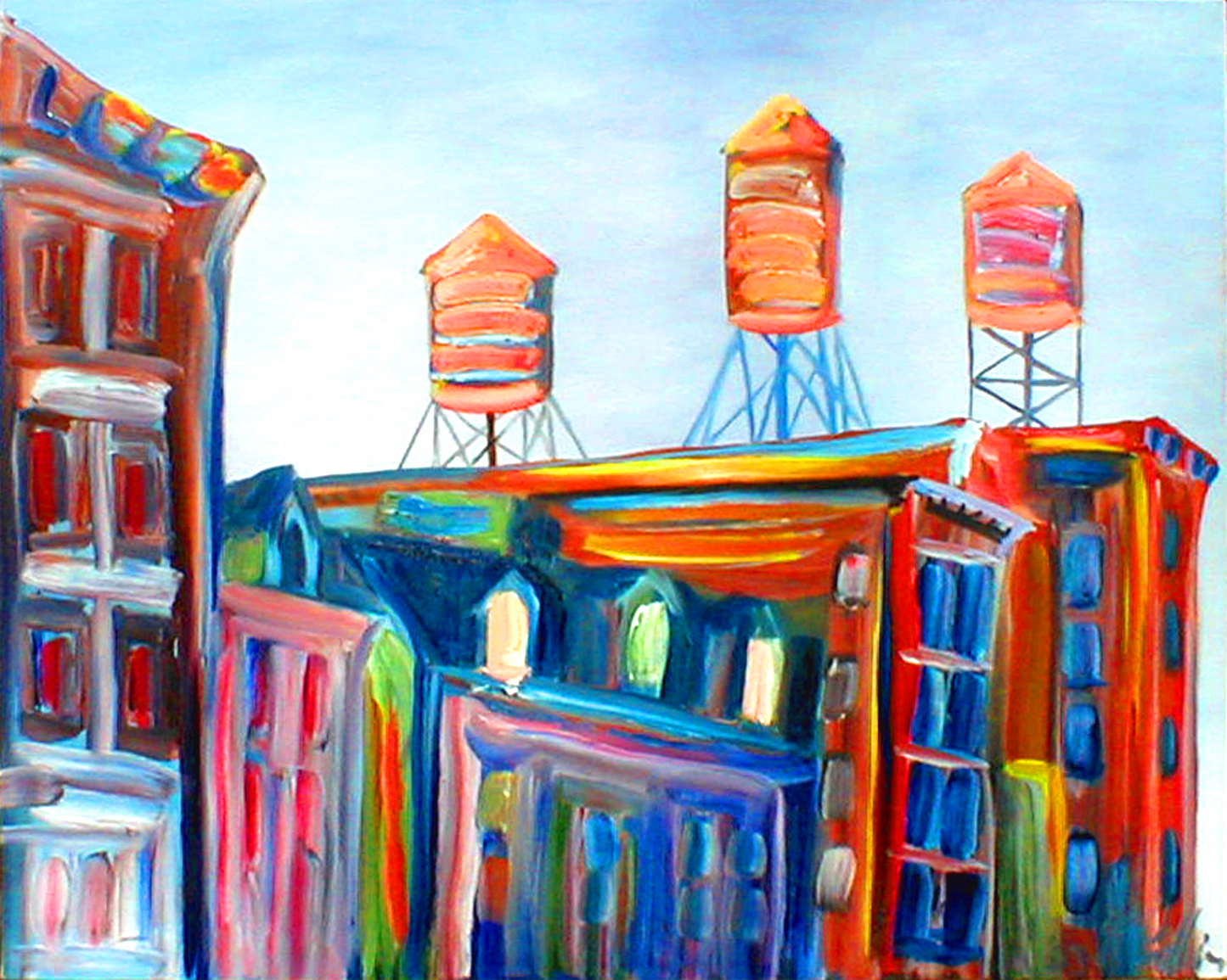 "Watertowers 11th Street" by Kevin Collins