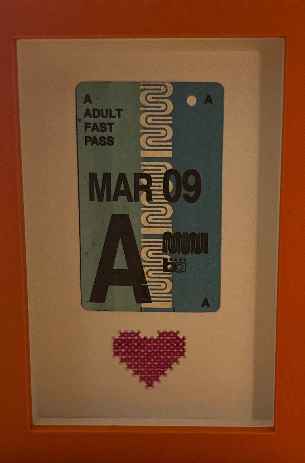 "March 2009 MUNI Pass" by Chandra Gandolfo
