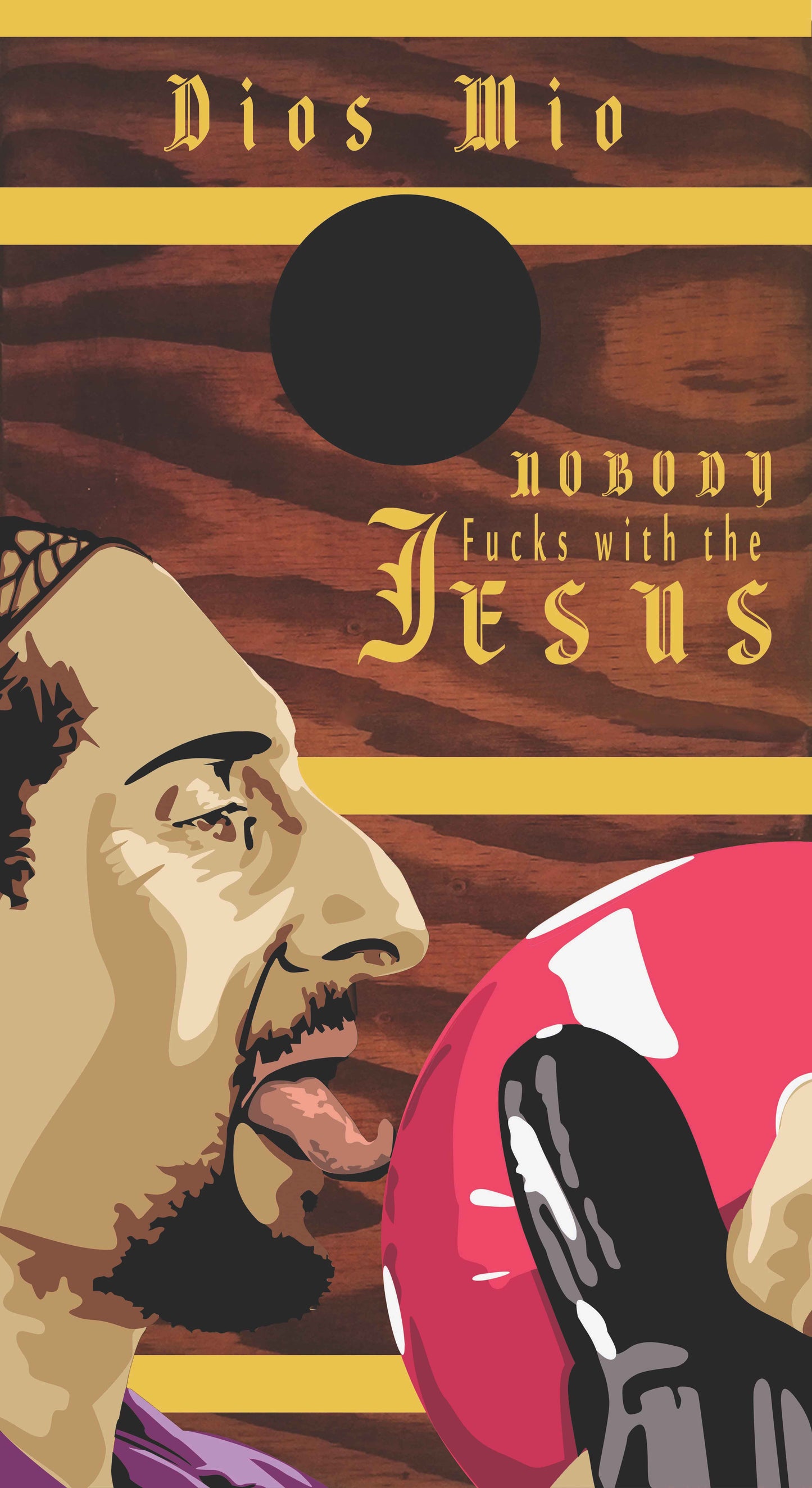 "The Jesus, Mini Board" by Nate Geare