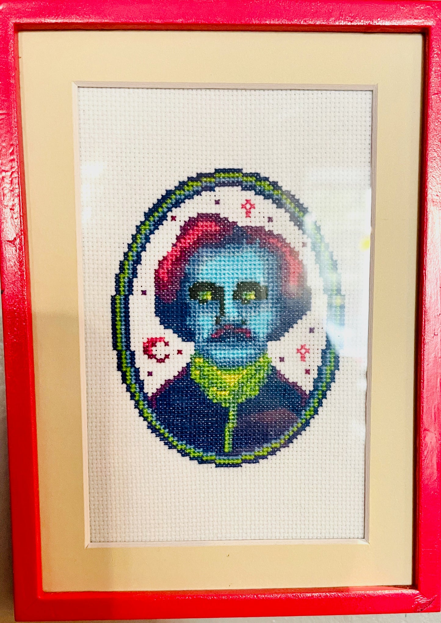 "Portrait of Edgar Allen Poe" by Chandra Gandolfo