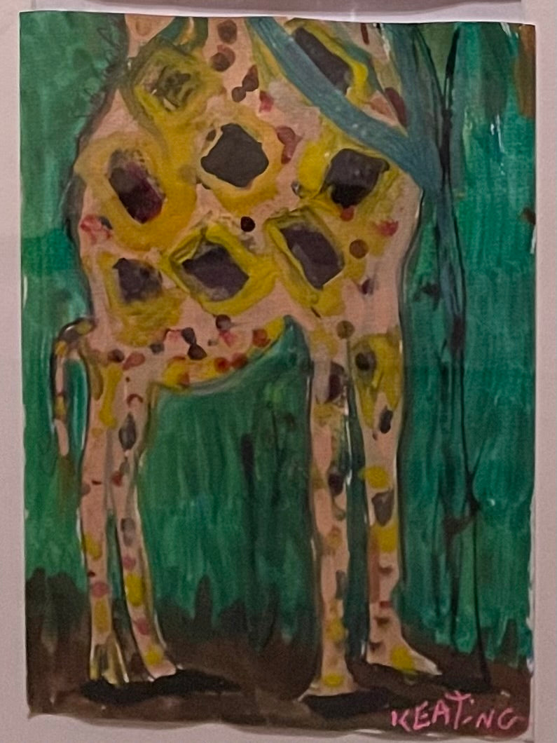 "Giraffe in Tall Grass" by Jack Keating