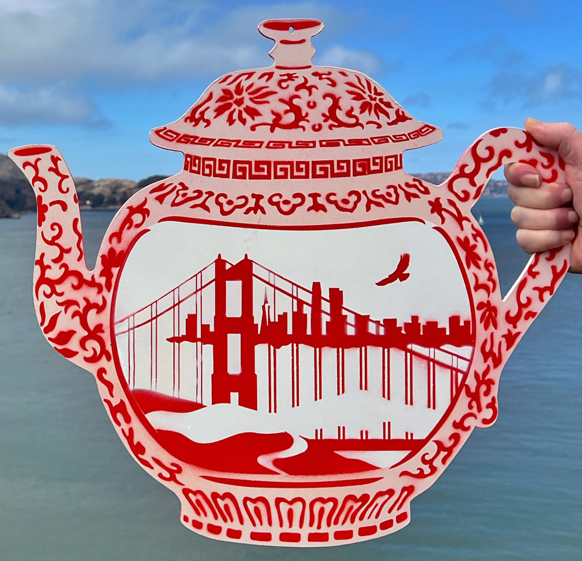 "Golden Gate Teapot" by Misstencil