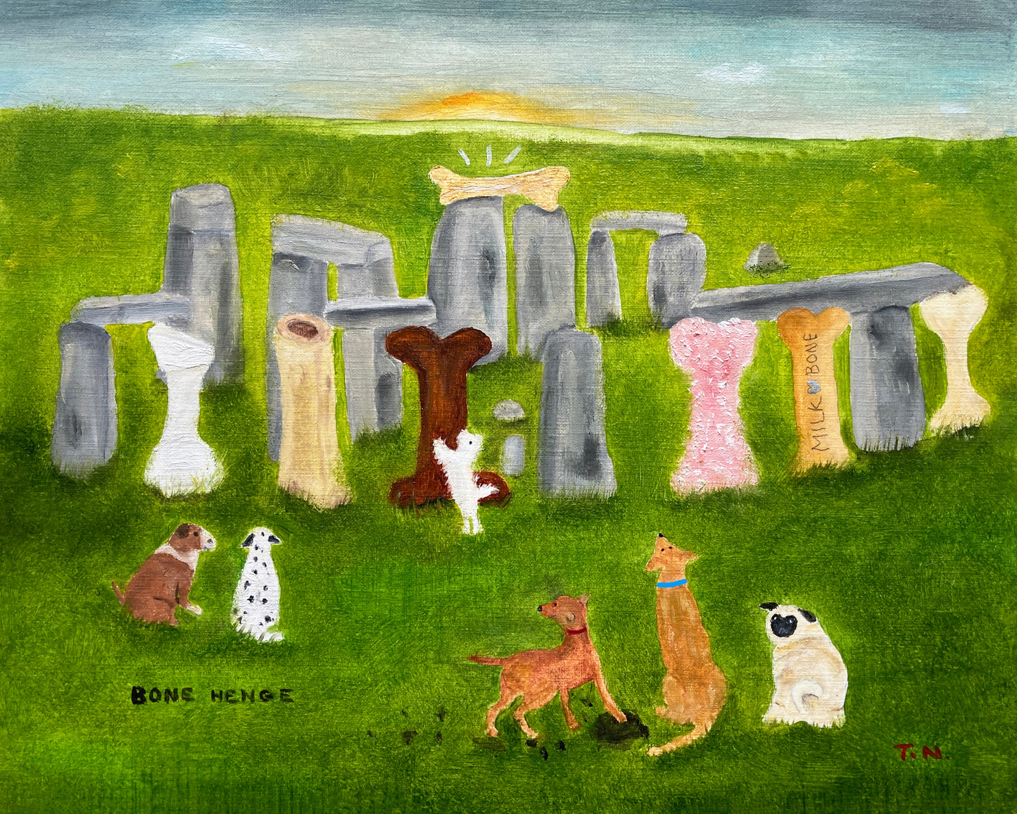 "Bone Henge" by Hummingbear Studio