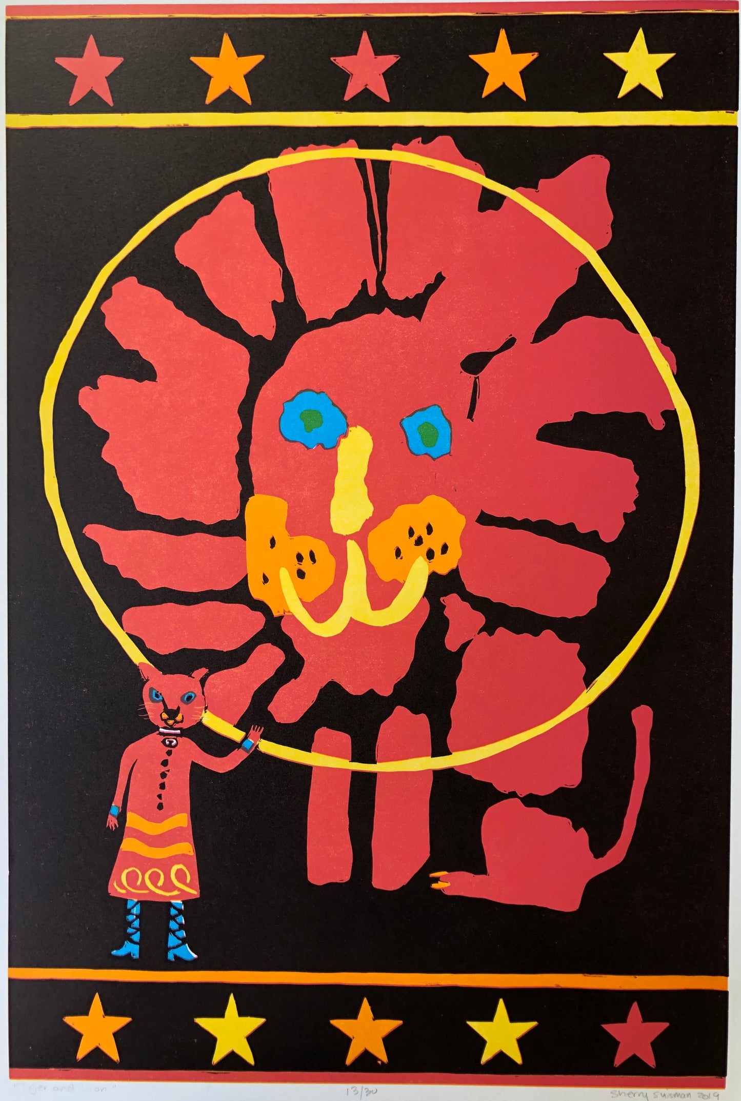 "Tiger and Lion" by Sherry Suisman