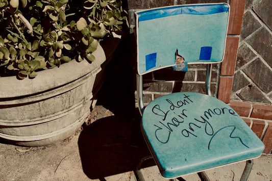 "I Don't Chair Anymore" by Anita Beshirs