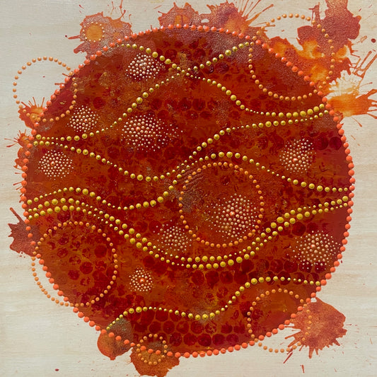 "Carnelian Halo" by Kundan Baidwan
