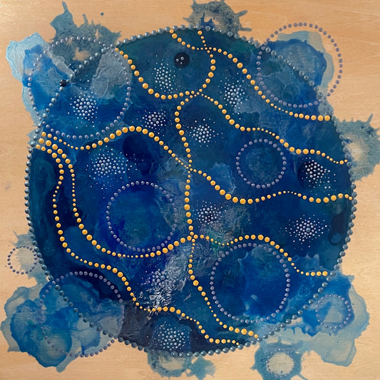 "Sapphire Halo" by Kundan Baidwan