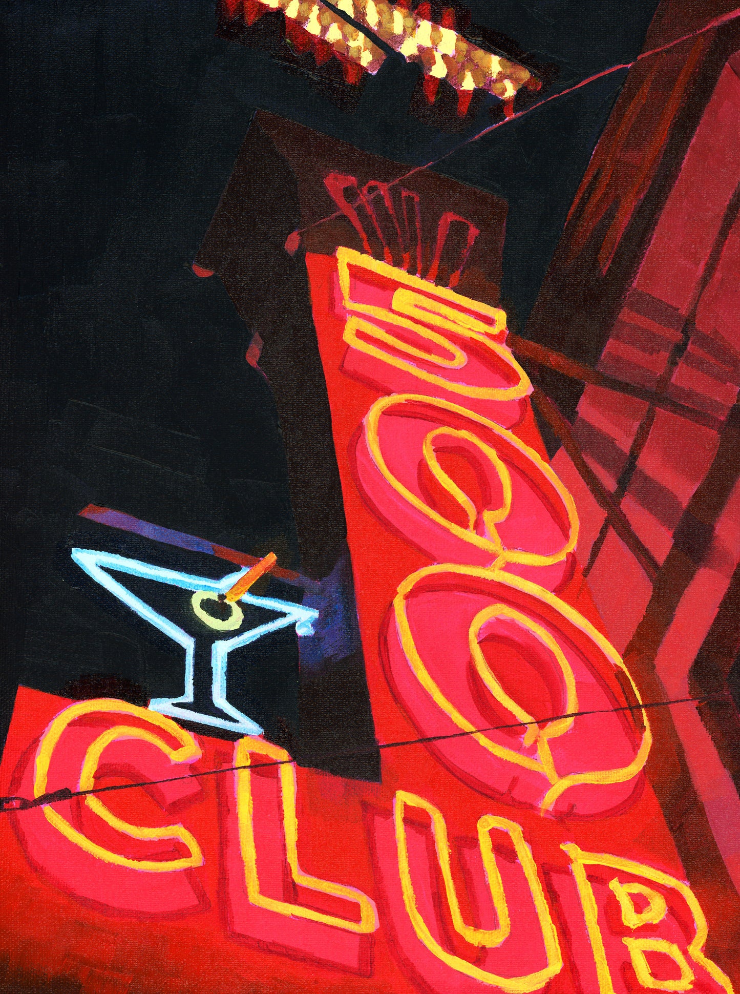 "500 Club Neon" by Nathaniel Bice