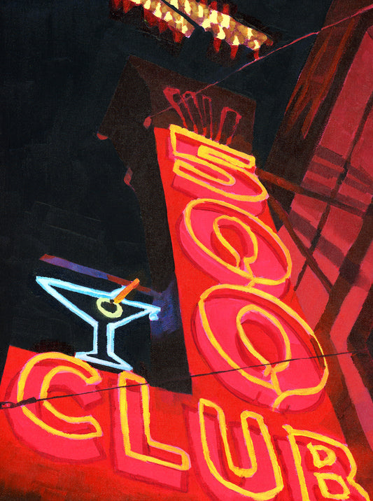 "500 Club Neon" by Nathaniel Bice