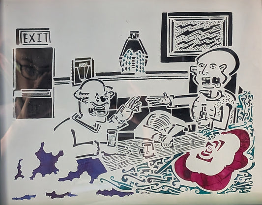 "Bar Drawing 3" by Jim Bihari