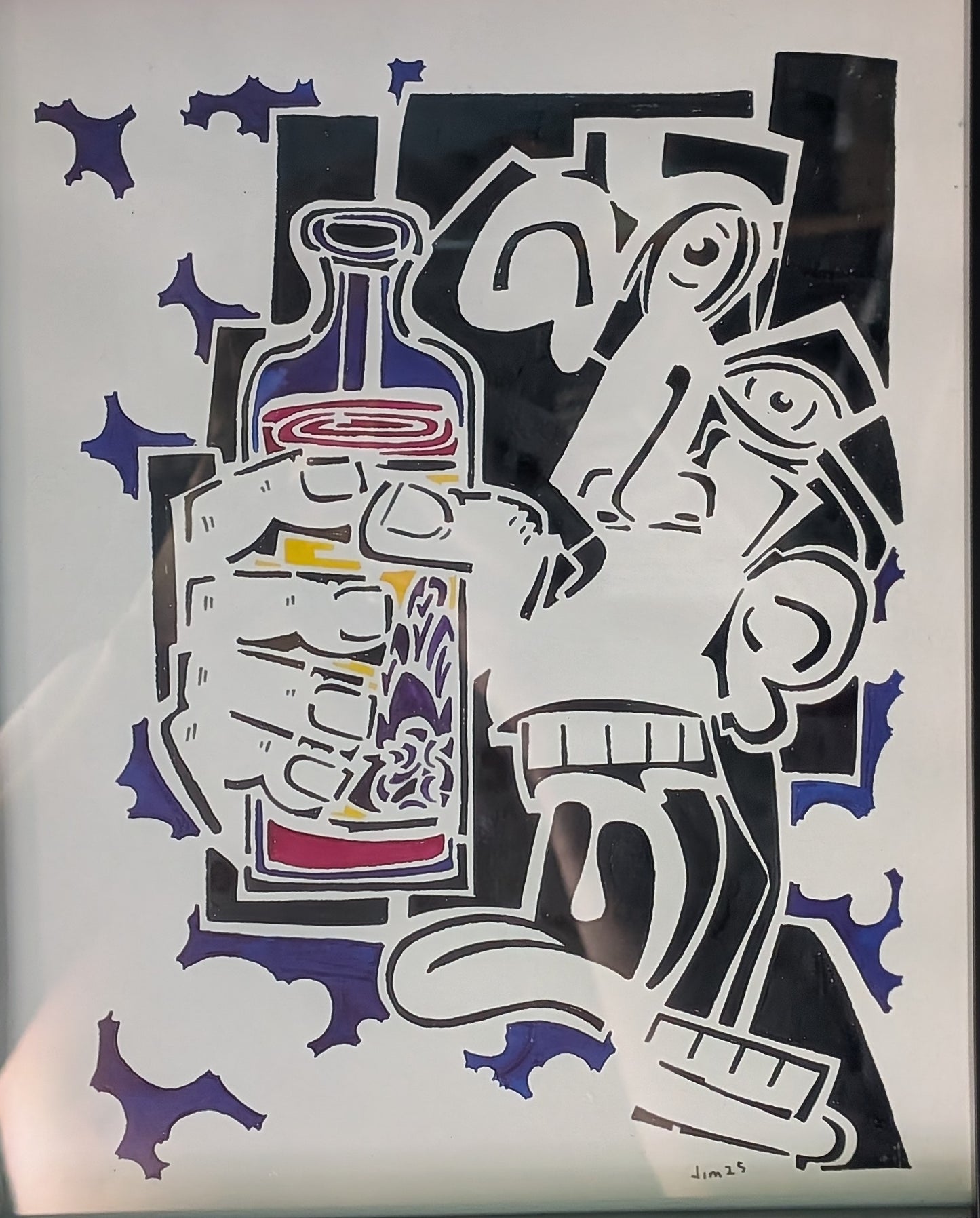 "Block Bottle" by Jim Bihari