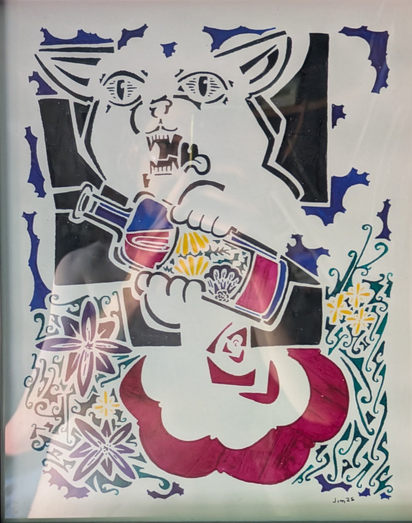 "Cat Left" by Jim Bihari