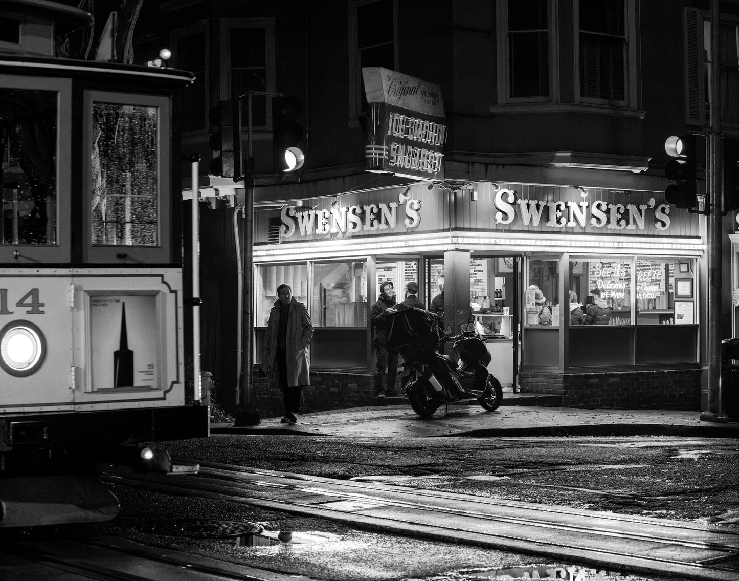 "Swensen's in a Storm" by Michael Bruno