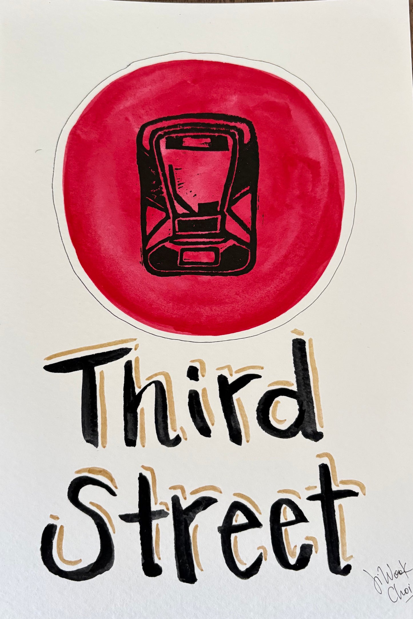 "Muni Lines (Third Street)" by Ji Wook Choi