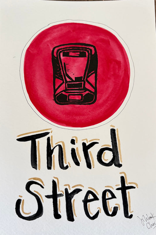 "Muni Lines (Third Street)" by Ji Wook Choi