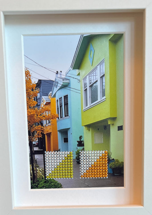 "Candy-Colored Houses" by Chandra Gandolfo