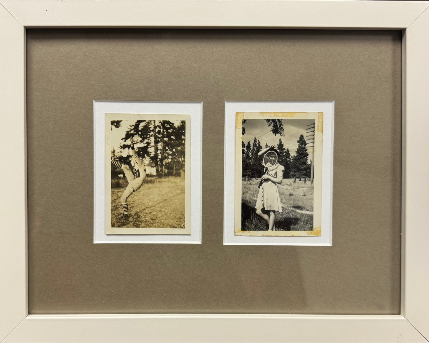 "Untitled (Footballer & Tennis Player)" by Matt Gonzalez