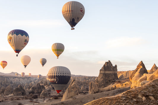 "Balloons Over Cappadocia (2025)" by Dan Hernandez