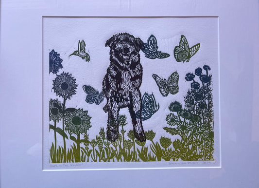 "Huck In The Garden" by Sherry Suisman