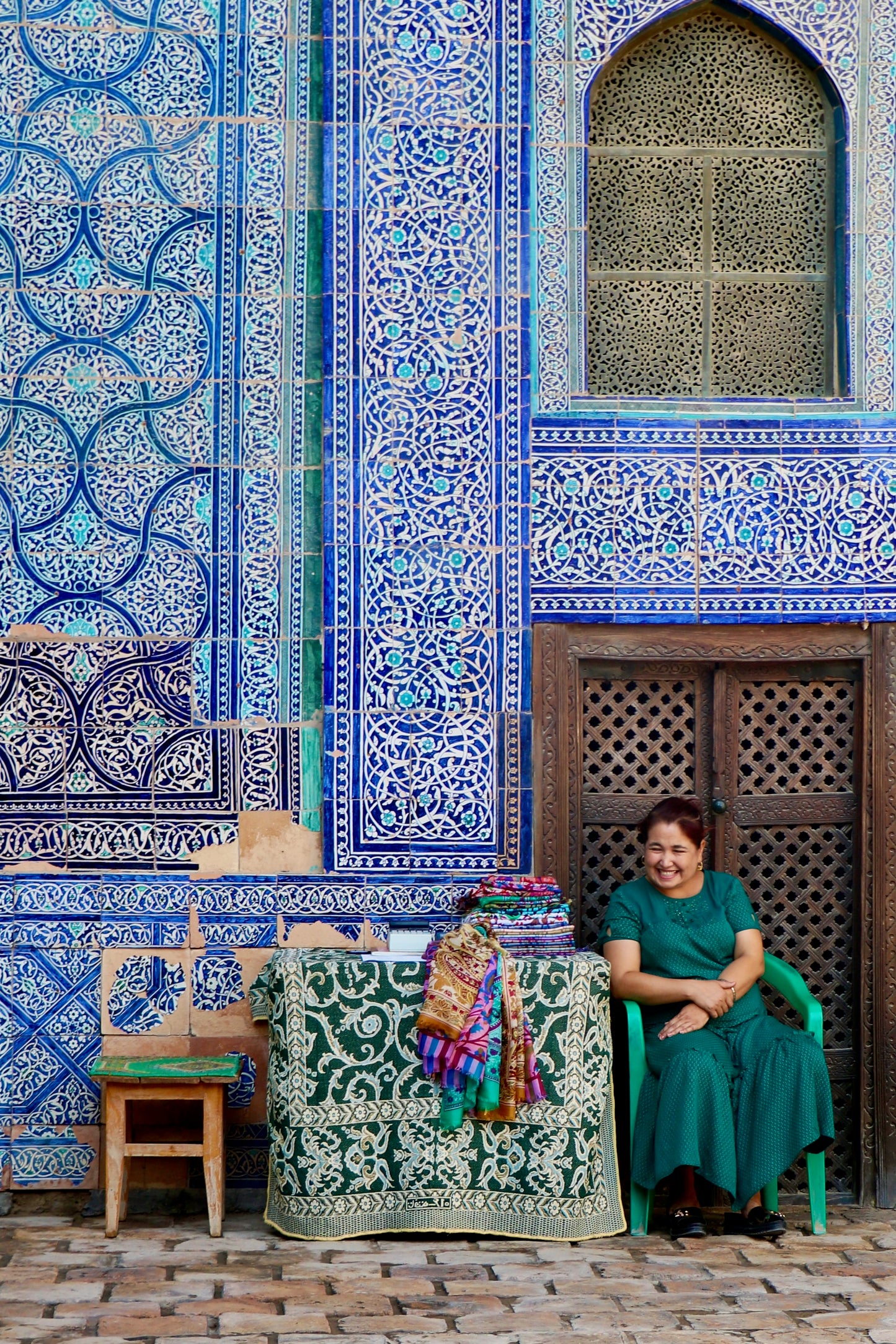 "Uzbek Blue 1" by Anneka Huntley