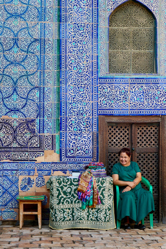 "Uzbek Blue 1" by Anneka Huntley