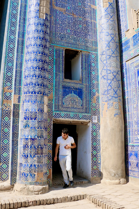 "Uzbek Blue 2" by Anneka Huntley
