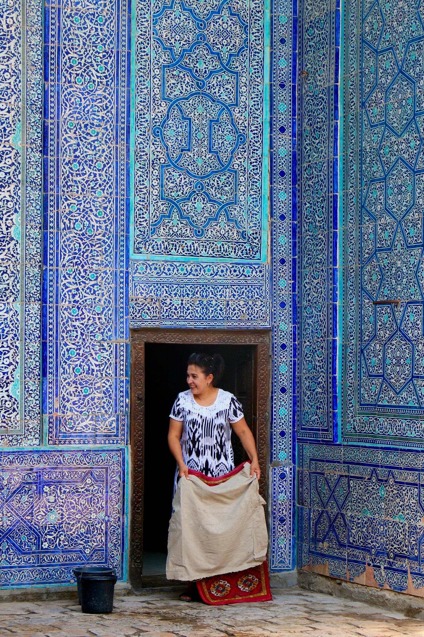 "Uzbek Blue 3" by Anneka Huntley