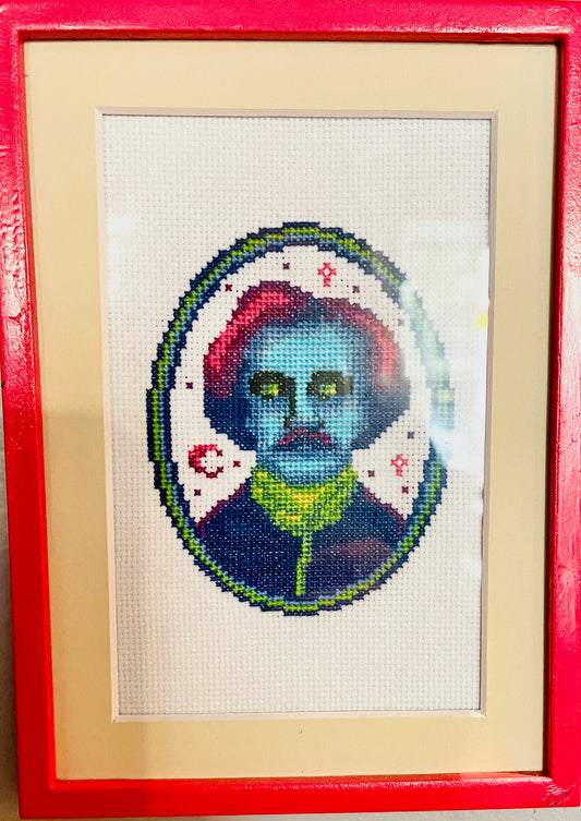 "Portrait of Edgar Allen Poe" by Chandra Gandolfo