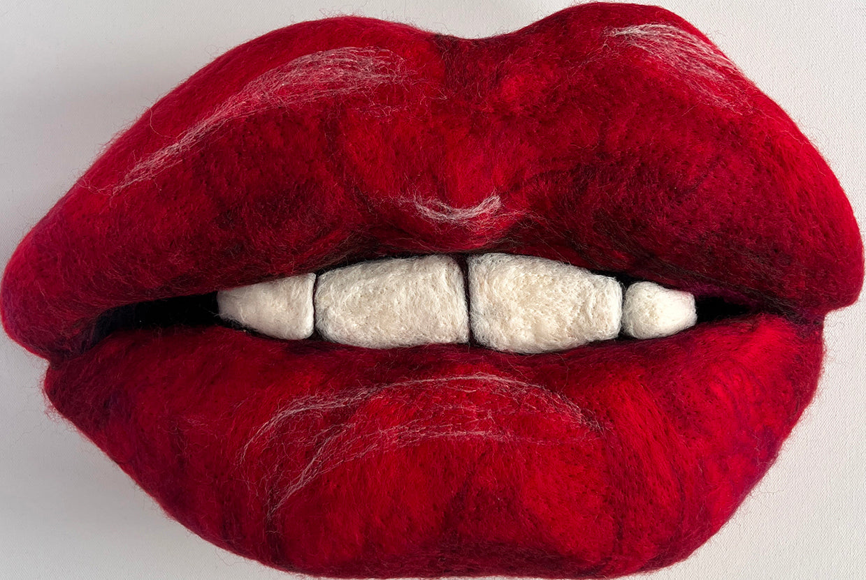 "Words I've Been Waiting to Hear, in Red" by Risa Iwasaki Culbertson