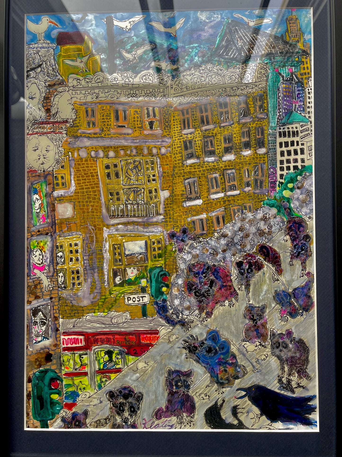 "A Colony of Raccoons" by Jack Keating