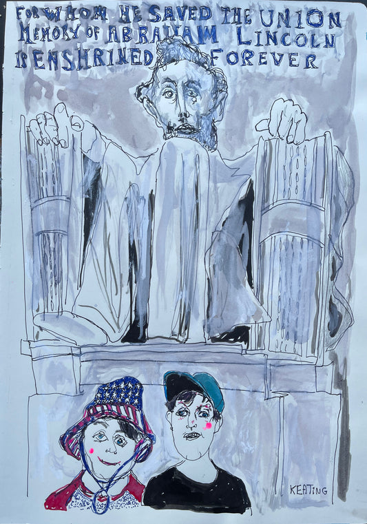 "Children Visit Lincoln" by Jack Keating