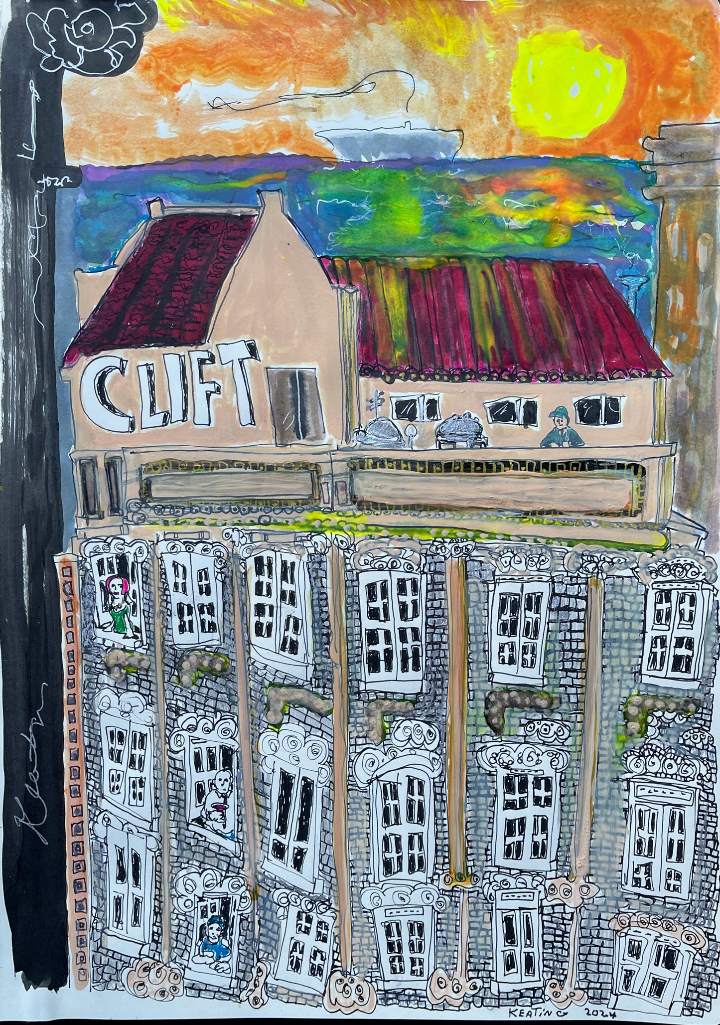 "Clift at Dawn" by Jack Keating