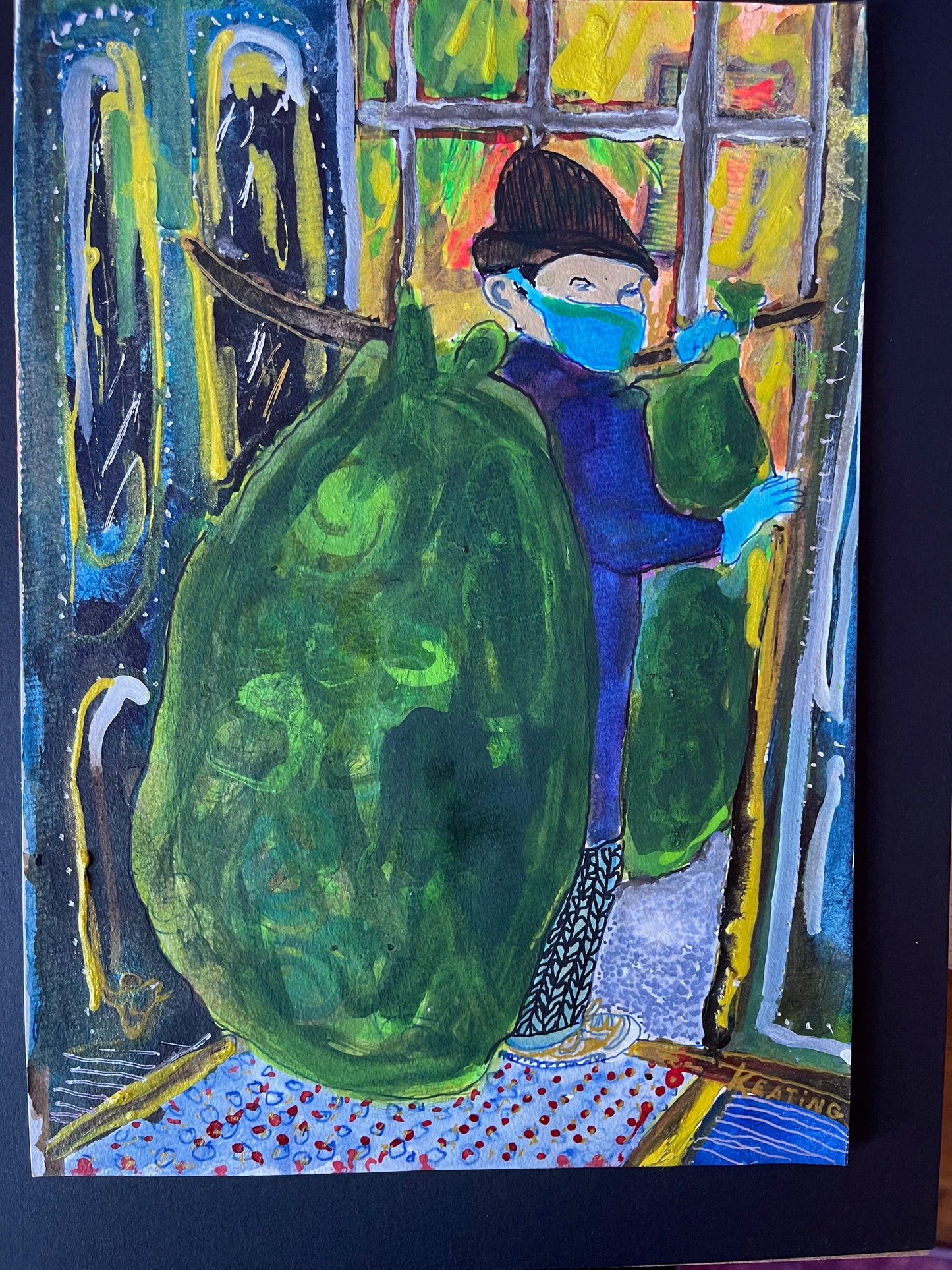 "Recycler Exits the Bus" by Jack Keating