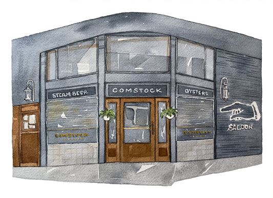 "Comstock Saloon'" by Millie Kwong
