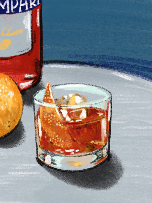 "Negroni Anyone?" by Millie Kwong