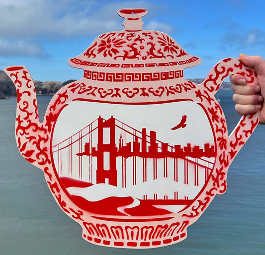 "Golden Gate Teapot" by Misstencil