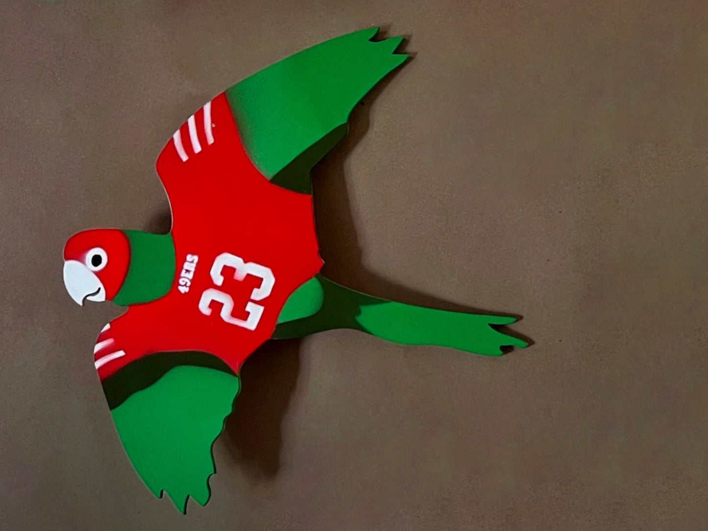 "Parrot #23 Christian McCaffrey" by Misstencil