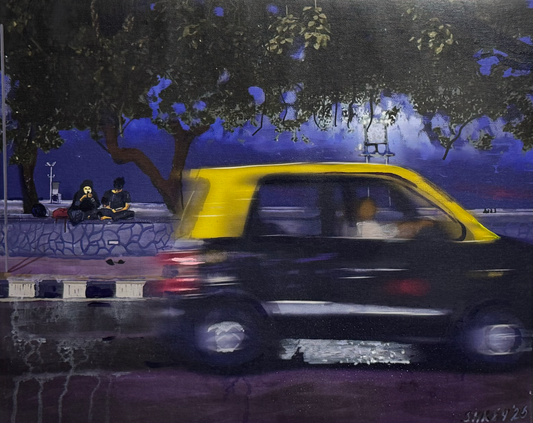 "Evening Companions (Marine Drive, Mumbai)" by Shrey Purohit