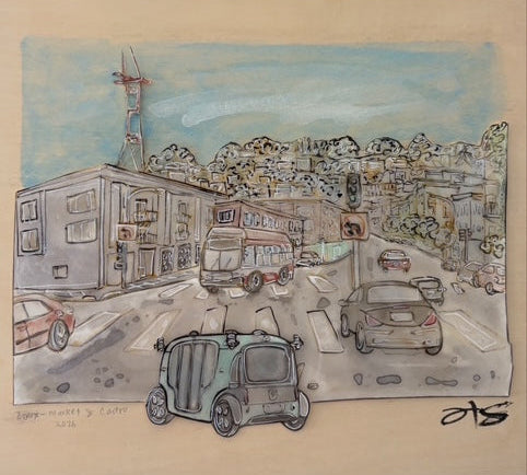 "Zoox- Market & Castro" by Hassan Shabber