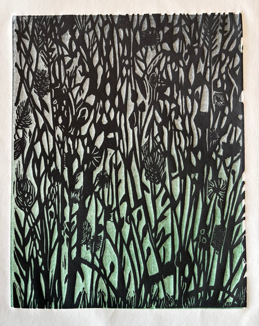 "Shadow in the Blue Room" by Sherry Suisman