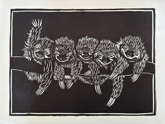 "Sloths Hanging Out" by Sherry Suisman