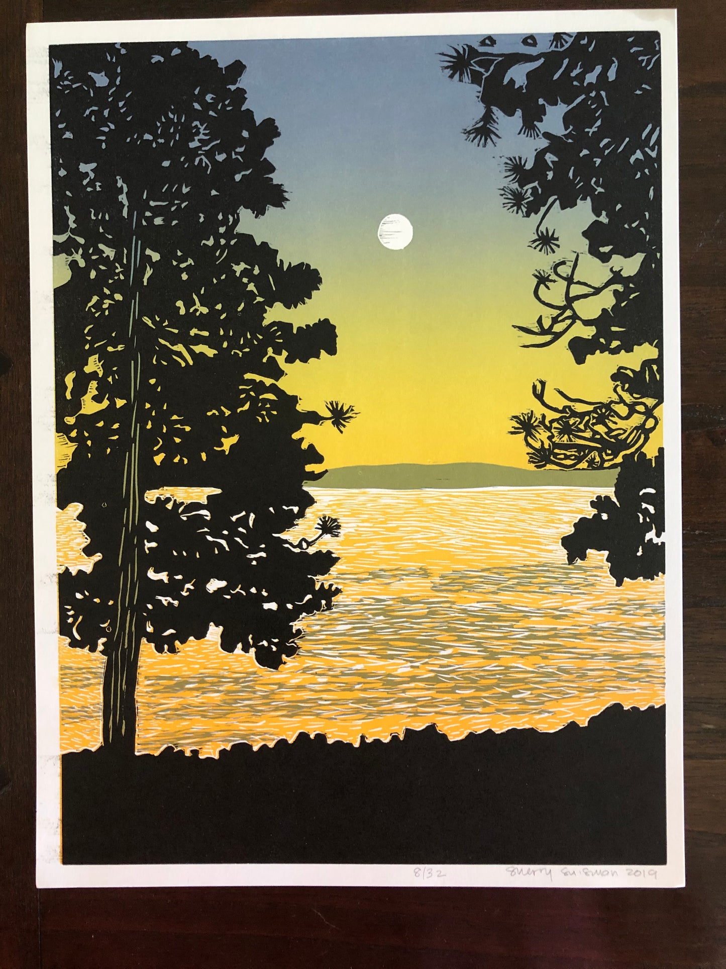 "Lake Tahoe at Dusk" by Sherry Suisman