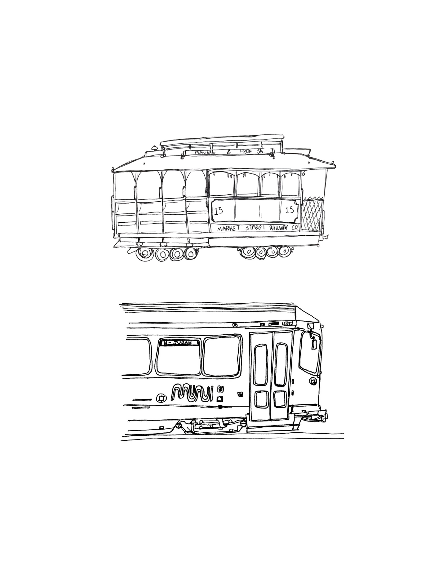 "Trolley & Muni" by Jaime Urborg