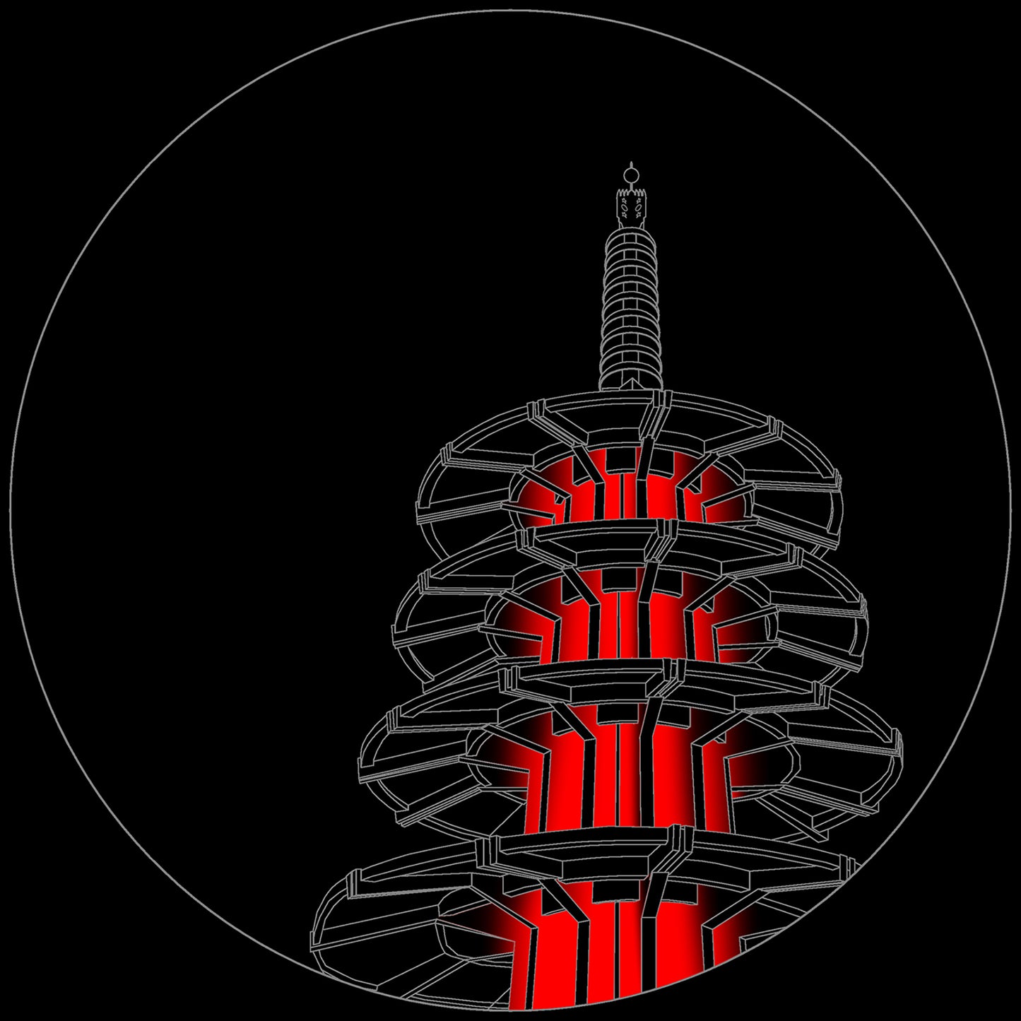 ORDER METAL PRINT: "Japantown Peace Pagoda (MD)" by Tasha Welch