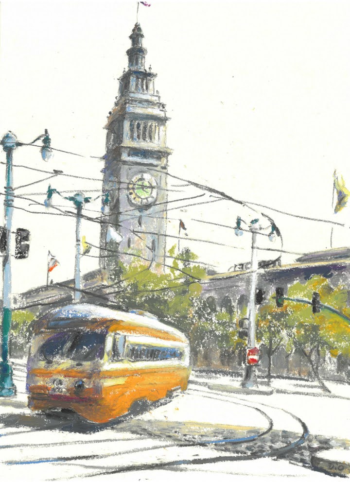 "MUNI F/Ferry Building" by Dio Hu